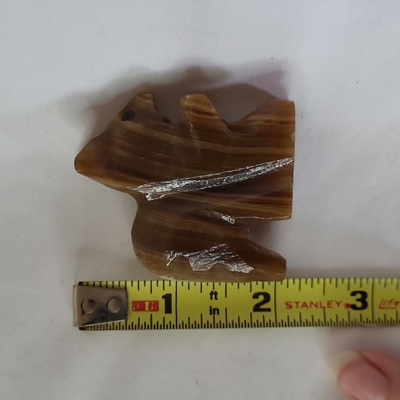 Squirel Hand carved Alabaster Marble soapstone? Figure 2.5" - Picture 13 of 13